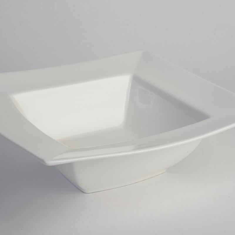 Squat Bowl, 60 oz, White, Foam, (300/Case), Reyma USA RFS60