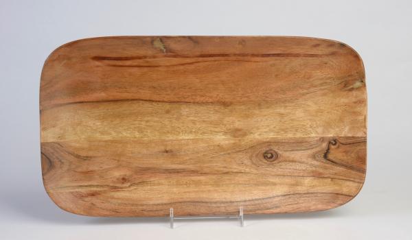 15"x8" Wood Serving Tray Rounded Corners