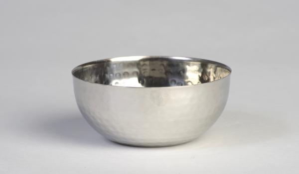 3.5" Stainless Hammered Bowl